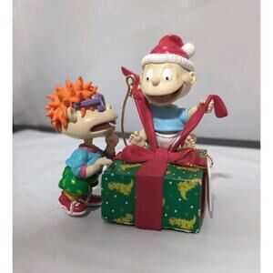 Rugrats Vintage Carlton Cards Ornament Bestest Christmas Gift 1998 # 63